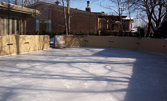 Refrigerated Backyard Ice Rinks